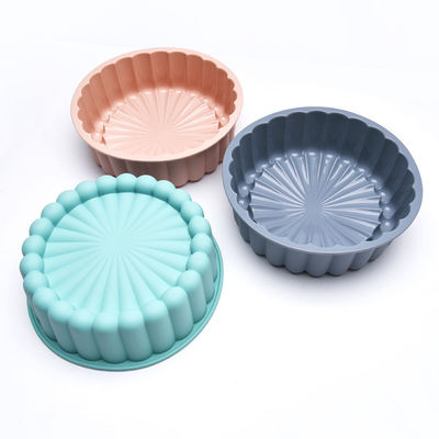 Multicolor торт силикона солнцецвета отливает многоразовое 19.5x6.1cm в форму