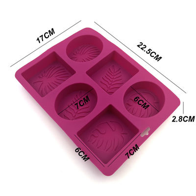 Нетоксическая практически прессформа теплостойкие 22.5x17x2.8cm мыла силикона